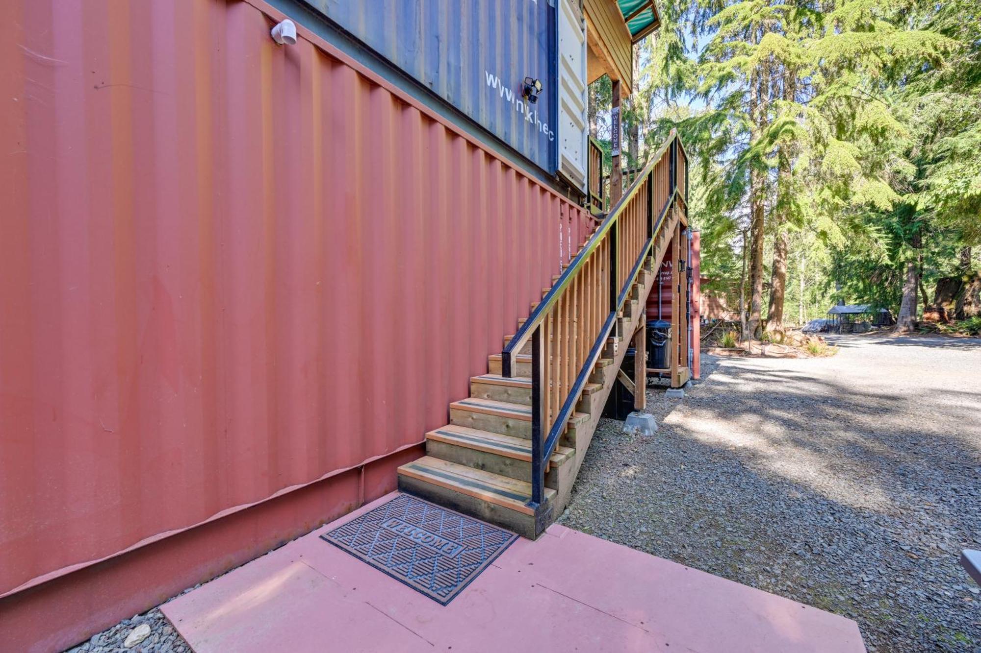 Unique Container Studio With Deck And Fire Pit! Buckley Exteriér fotografie